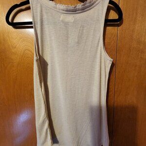 Maurices lace, beige, lace tank top